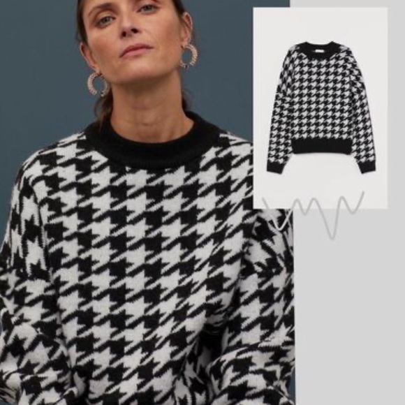 Mango houndstooth sweater bloggers fav, Rare❤️ - Picture 7 of 12